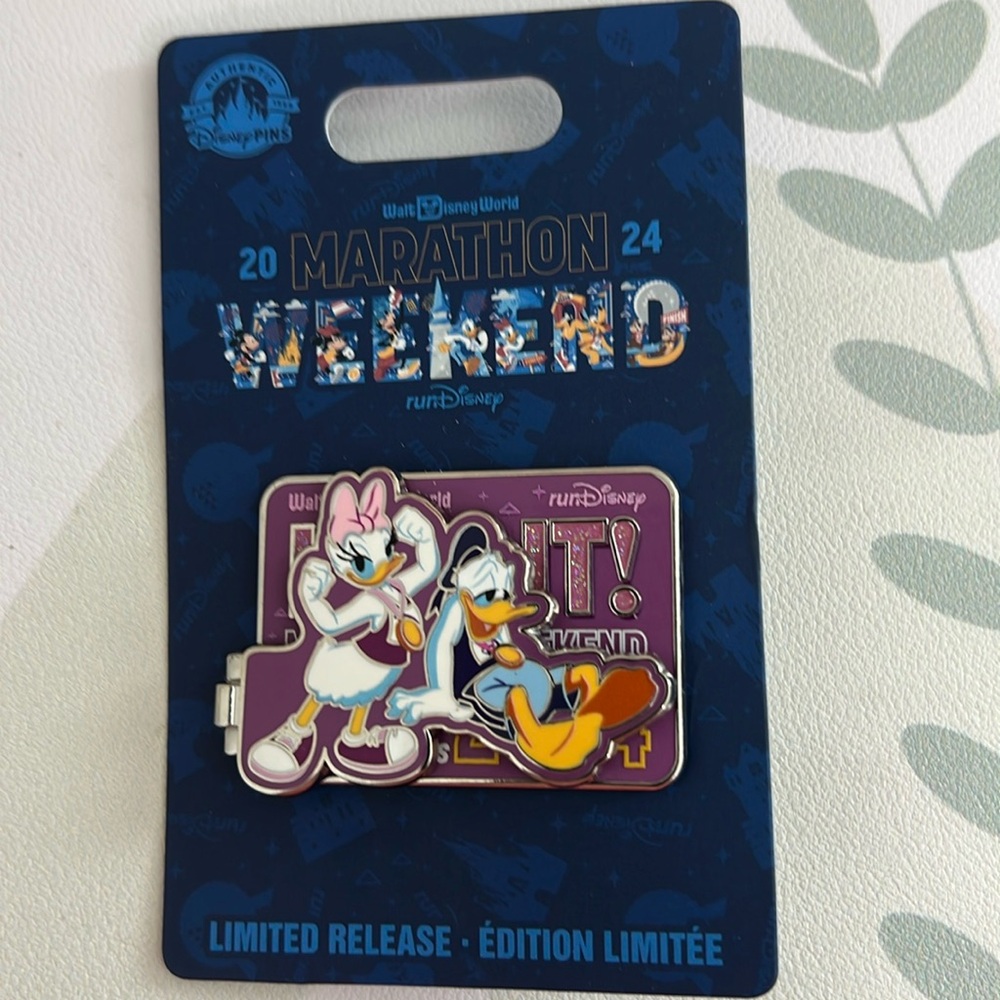Disney 2024 Marathon pin